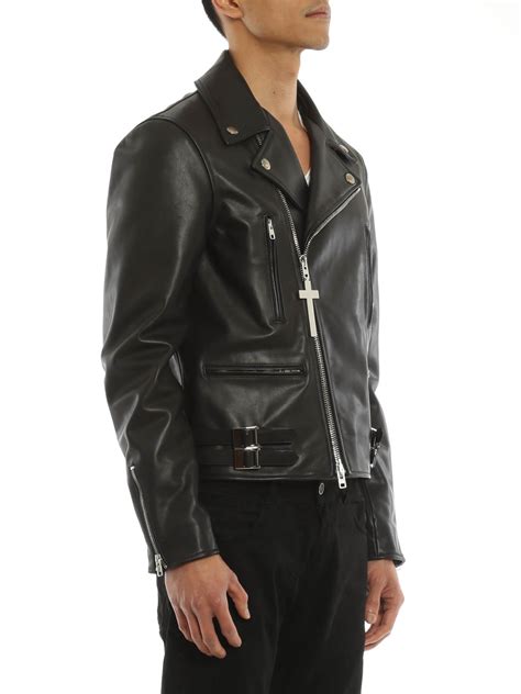 givenchy leather jacket ioffer|Jacket in nappa leather with adjustable collar .